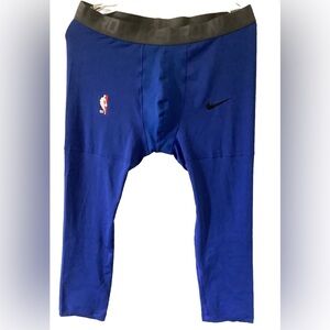 Nike Pro NBA 3/4 Compression Tights AT9764-480 Mens Size XXL With Dri-fit